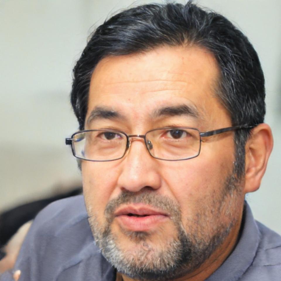 Program participant reviewing mobile search analytics